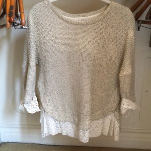 Anthropologie crew sweater